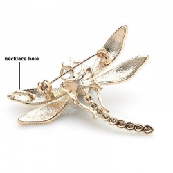 Crystal dragonfly - broochBrooches