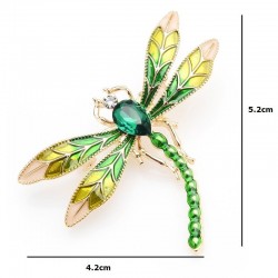 Crystal dragonfly - broochBrooches