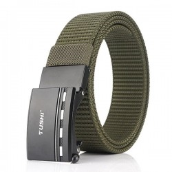 CinturónCinturón de nylon militar con hebilla de metal