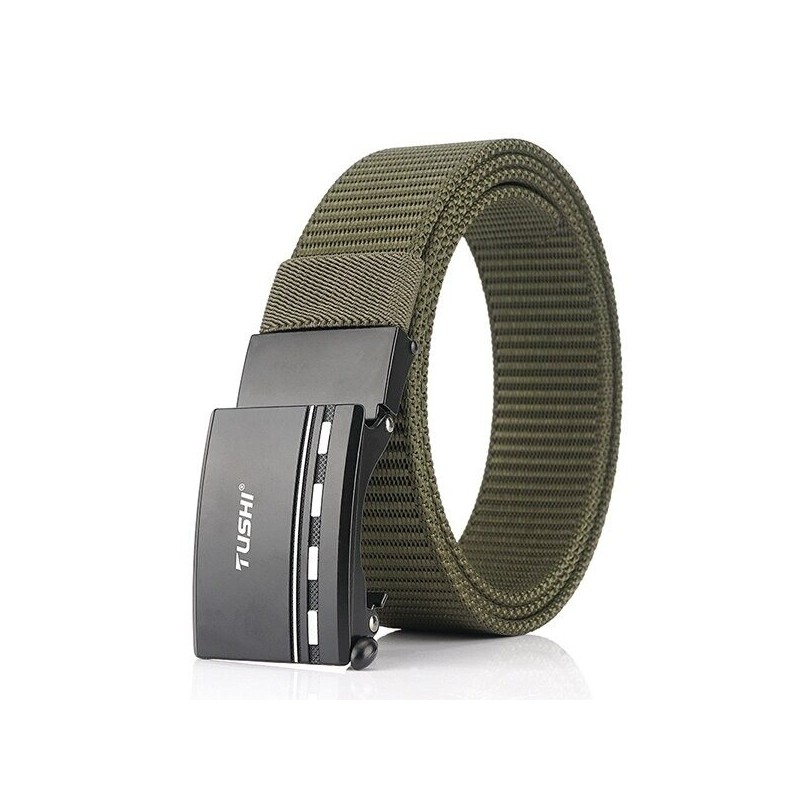 CinturónCinturón de nylon militar con hebilla de metal