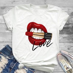 Blusas y camisasLabios rojos - bala - Amor - camiseta impresa