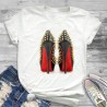 Blusas y camisasZapatos de tacón alto - camiseta impresa - manga corta