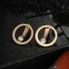 Elegant round earrings with crystalEarrings