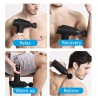 MasajePistola de masaje - relajación muscular profunda - alivio del dolor - 5 cabezas masajeador cuerpo con bolsa de almacena...