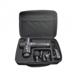 MasajePistola de masaje - relajación muscular profunda - alivio del dolor - 5 cabezas masajeador cuerpo con bolsa de almacena...