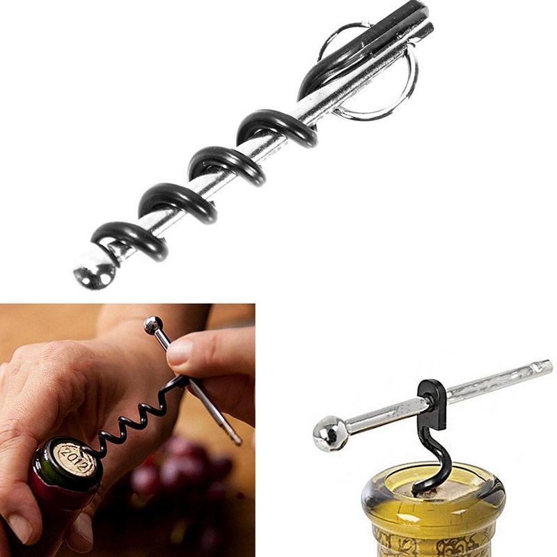BarMini corkscrew - abrebotellas de vino - acero inoxidable