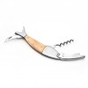 BarCorkscrew / abrebotellas con mango de madera - forma de pescado