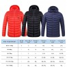 Chaquetaschaqueta climatizada USB con capucha / cremallera - algodón bajo - unisex