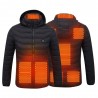 Chaquetaschaqueta climatizada USB con capucha / cremallera - algodón bajo - unisex