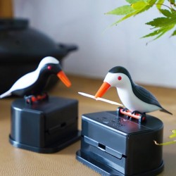 CocinaContenedor de palillo automático - pájaro colorido