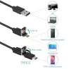 Cámara8.0mm - cámara endoscopio USB - 1080P HD - 8 LED - cable impermeable - para Android / PC