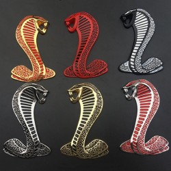 Pegatinascobra 3D - emblema de metal - pegatina de coche