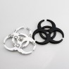 3D biohazard - metal emblem - car stickerStickers