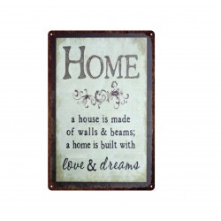 Plaques & SignsFamily Home Rules & Quotes - metal sign - wall poster