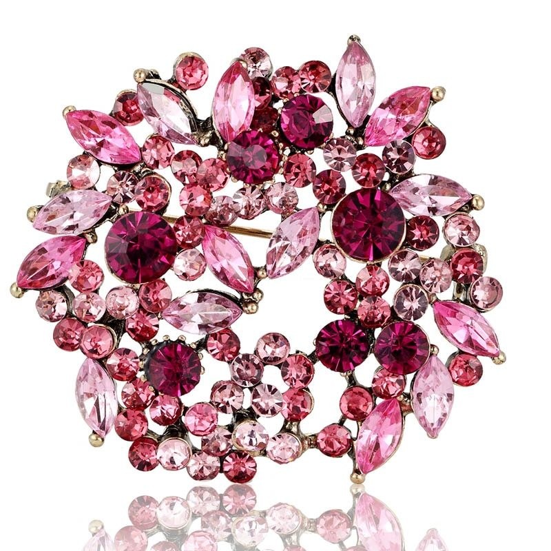 BrochesFlores de cristal - broche