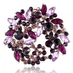 BrochesFlores de cristal - broche