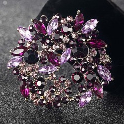 BrochesFlores de cristal - broche