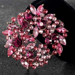 BrochesFlores de cristal - broche