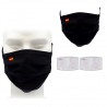 Mascarillas bucalesMáscara facial reutilizable - con 2 filtros - lavable - transpirable