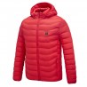 Chaquetaschaqueta climatizada USB con capucha / cremallera - algodón bajo - unisex