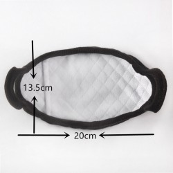 Mouth / face protective mask - reusable - cotton - printed face - 1 - 7 piecesMouth masks