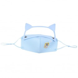 Mouth / face protective mask - detachable eye shield with cat ears - reusable - for kidsMouth masks