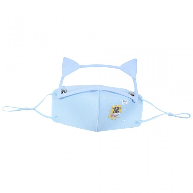 Mouth / face protective mask - detachable eye shield with cat ears - reusable - for kidsMouth masks