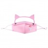 Mouth / face protective mask - detachable eye shield with cat ears - reusable - for kidsMouth masks