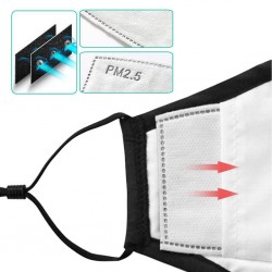 Protective mouth / face mask - PM2.5 filters - reusable - playing cards acesMouth masks