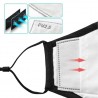 Protective mouth / face mask - PM2.5 filters - reusable - playing cards acesMouth masks