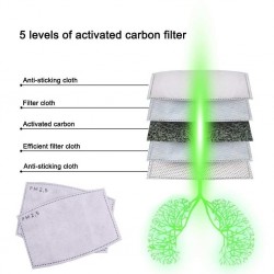 Protective mouth / face mask - PM2.5 filters - reusable - Formula OneMouth masks