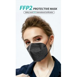 Mascarillas bucalesFFP2 - KN95 - PM2.5 - antibacteriana boca protectora / máscara facial - 5 capas - reutilizable - 10 / 20 /...