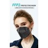 FFP2 - KN95 - PM2.5 - antibacterial protective mouth / face mask - 5-layer - reusable - 10 / 20 / 50 / 100 piecesMouth masks