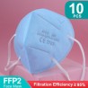 FFP2 - KN95 - PM2.5 - antibacterial protective mouth / face mask - 5-layer - reusable - 10 / 50 / 100 piecesMouth masks