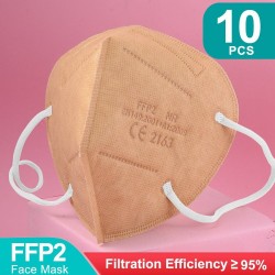 FFP2 - KN95 - PM2.5 - antibacterial protective mouth / face mask - 5-layer - reusable - 10 / 50 / 100 piecesMouth masks