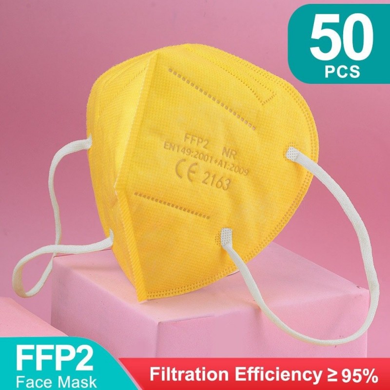FFP2 - KN95 - PM2.5 - antibacterial protective mouth / face mask - 5-layer - reusable - 10 / 50 / 100 piecesMouth masks