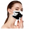 10 pieces - protective mouth / face mask - 3-layer - disposable - cat printMouth masks