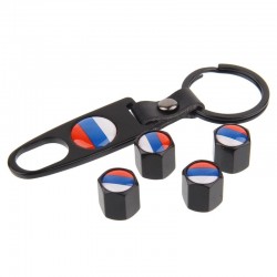 Russian flag - car valve caps - 4 pieces setWheel parts