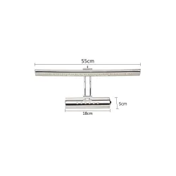 Apliquesluz espejo baño moderno con interruptor - lámpara LED - acero inoxidable - impermeable - 220V - 7W - 9W