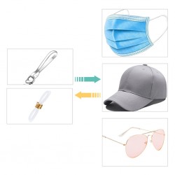Mascarillas bucalesCadena de algodón multifunción - soporte para gafas / máscaras faciales - lanyard decorativo