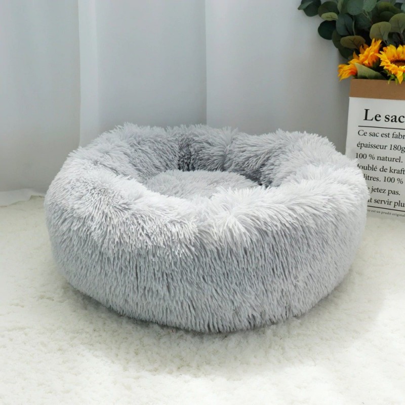 CuidadoCómoda cama blanda para perros / gatos - cojín redondo