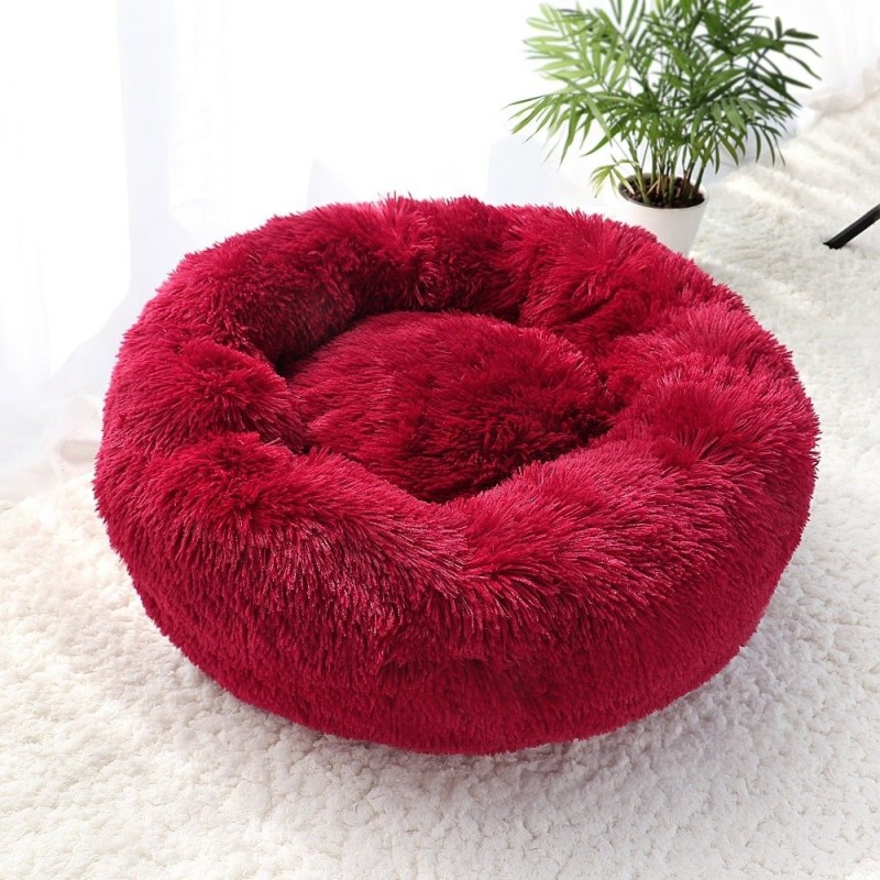 CuidadoCómoda cama blanda para perros / gatos - cojín redondo