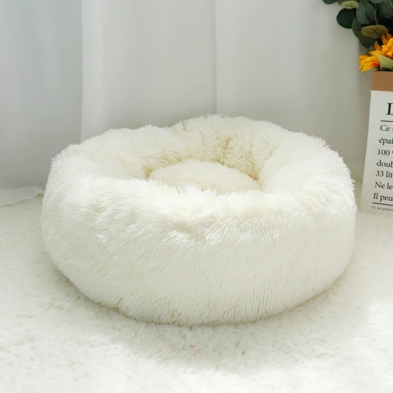 CuidadoCómoda cama blanda para perros / gatos - cojín redondo