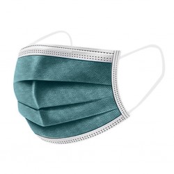 Mascarillas bucalesMascarilla protectora bucal / facial - antibacteriana - desechable - verde - 10-100 piezas