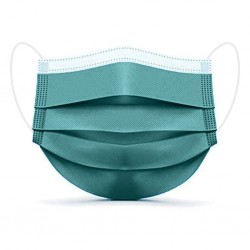 Mascarillas bucalesMascarilla protectora bucal / facial - antibacteriana - desechable - verde - 10-100 piezas