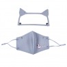 Mouth / face protective mask - detachable eye shield with cat ears - reusable - for kidsMouth masks