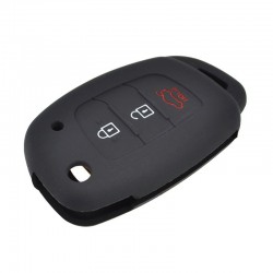 LlavesFunda de silicona para llaves de coche - Hyundai - Elantra - Tucson - i40 - i20 - i10 - Creta - Santa Fe - 3 botones