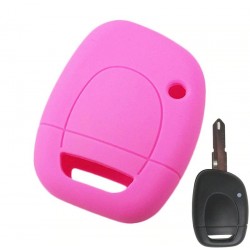 LlavesFunda de silicona para llave de coche - Renault - Clio - Kangoo - Master - Twingo - 1 botón