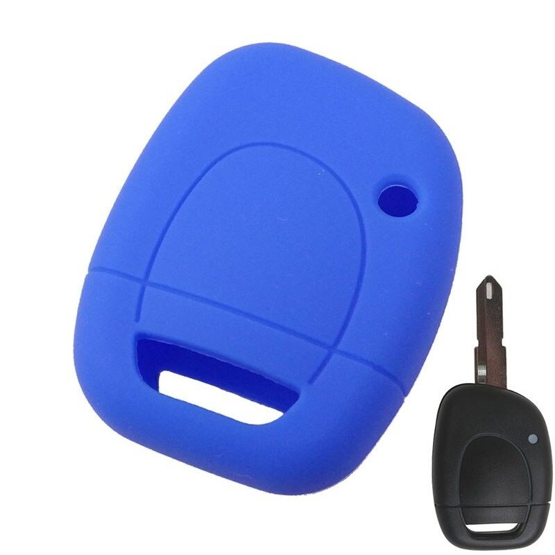 LlavesFunda de silicona para llave de coche - Renault - Clio - Kangoo - Master - Twingo - 1 botón