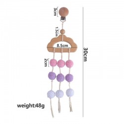 NiñosBaby crochet beads - wooden hanging toys